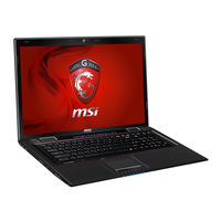 Msi GE70 MS-1756 Disassembly Manual