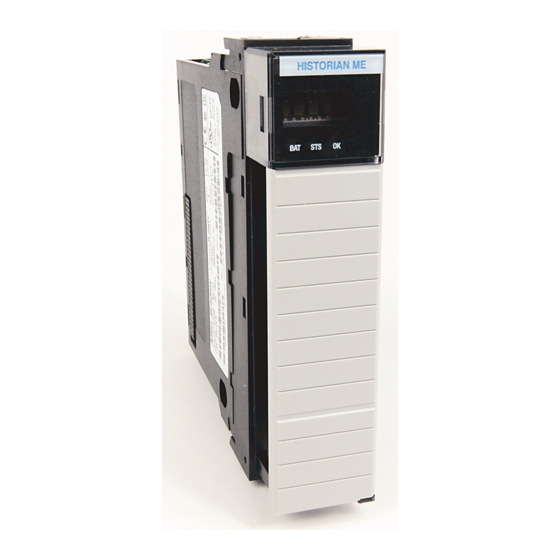 ROCKWELL AUTOMATION ALLEN-BRADLEY FACTORYTALK HISTORIAN ME INSTALLATION ...