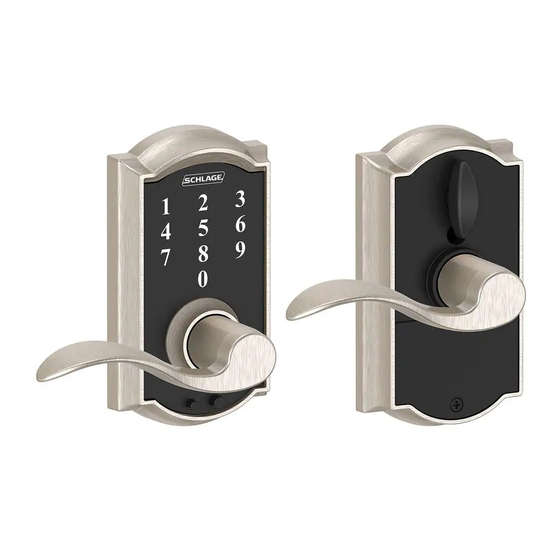 SCHLAGE TOUCH FE695 LEVER INSTALLATION INSTRUCTIONS MANUAL Pdf Download