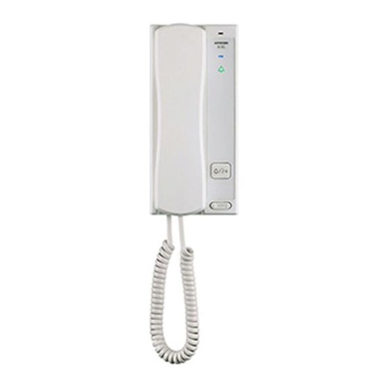 Aiphone IX series Operation Manual