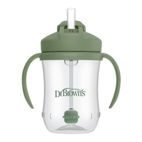 DrBrowns Milestones Baby's 1st Straw Cup Quick Start Manual