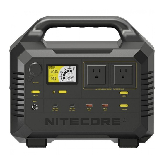 Nitecore NES1200 User Manual