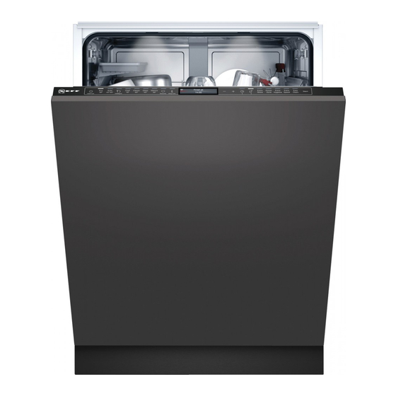 User Manuals: NEFF S299YB801E Dishwasher