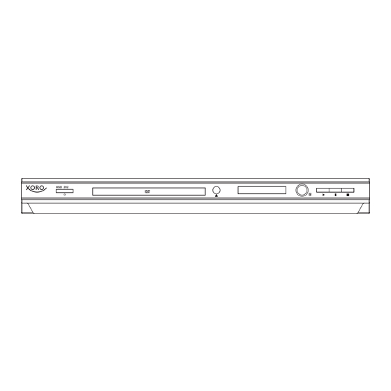 Xoro HSD 202 Manual