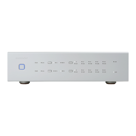 Aurender MC20 Manuals