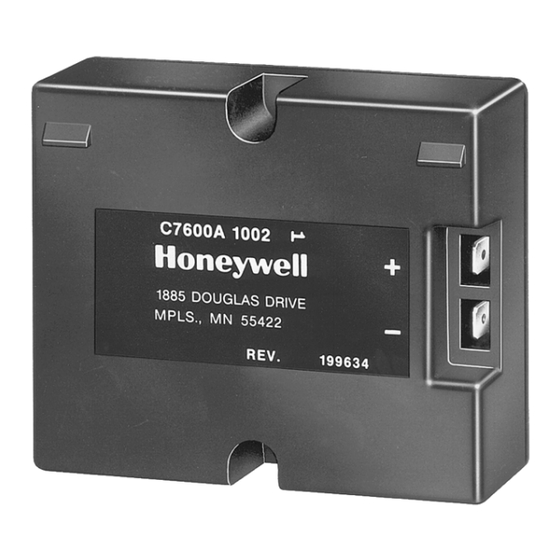 Honeywell C7600A Product Data