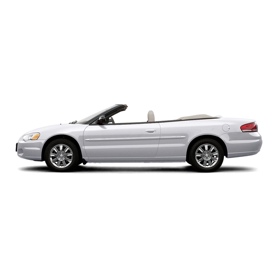 Chrysler Sebring Convertible 2006 Features & Specifications