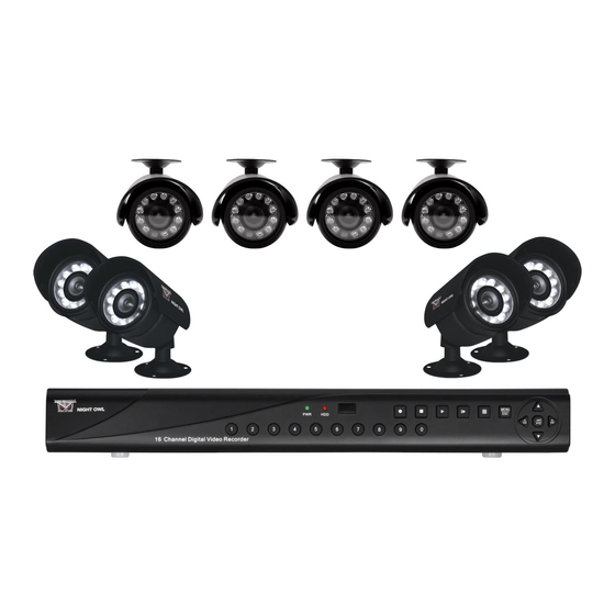 Night Owl 16 Channel H.264 Video Security Kit Manuals