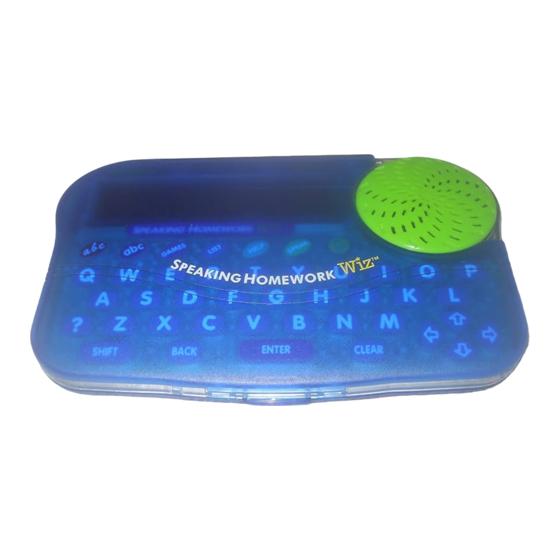 Franklin KID-240 Speaking Homework Wiz User Manual