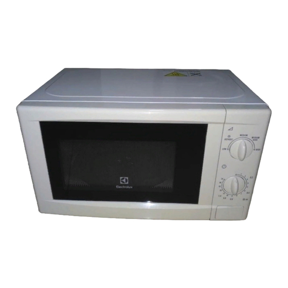 electrolux microwave oven emm2021mw