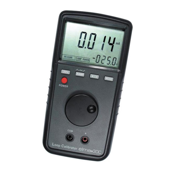 ELMA INSTRUMENTS 30C USER MANUAL Pdf Download | ManualsLib