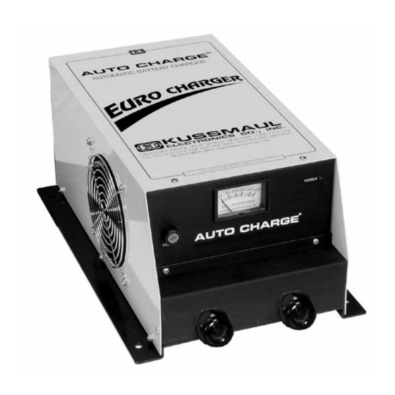 KUSSMAUL EURO CHARGER I VHO INSTRUCTION MANUAL Pdf Download ManualsLib