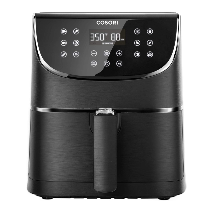 COSORI CP168-AF Pro Gen 2 5.8 Quart Air Fryer User Manual