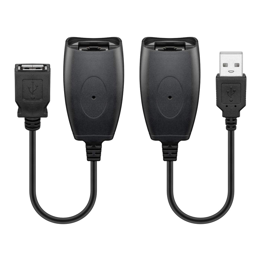 65642 GOOBAY - Extender Ethernet | S/FTP; Cat: 6a; RJ45 socket,RJ45
