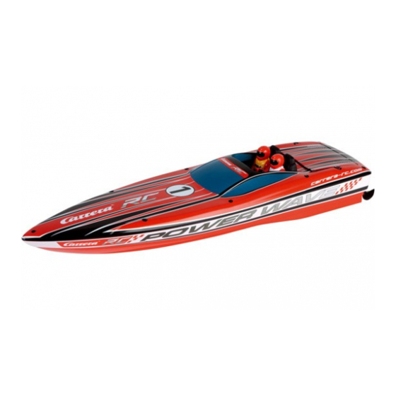 CARRERA RC POWER WAVE?300001 ASSEMBLY AND OPERATING INSTRUCTIONS MANUAL