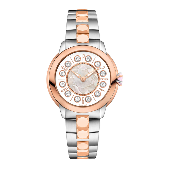 Fendi Timepieces lança nova linha de relógios em parceria com a