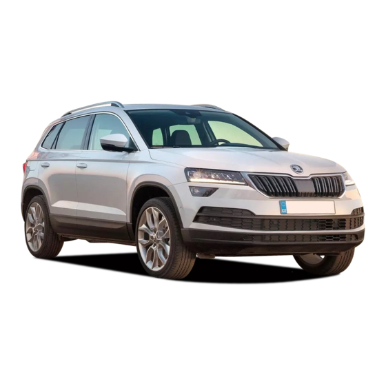 Skoda Karoq 2019 Owner's Manual