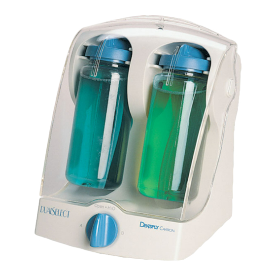 DENTSPLY CAVITRON DUALSELECT SERIES DIRECTIONS FOR USE MANUAL Pdf