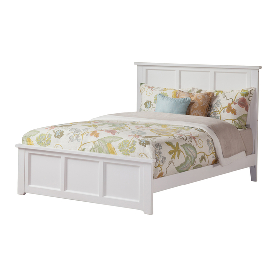 Atlantic Furniture Madison Bed with Matching FootBoard Assembly Instructions
