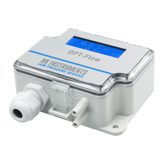 HK Instruments DPT-Flow Series Installation Instructions
