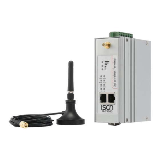 ISON IS-C3100 Touch Terminals Manuals