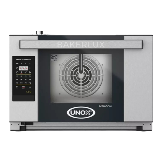 Unox BAKERLUX SHOP.Pro Service Manual