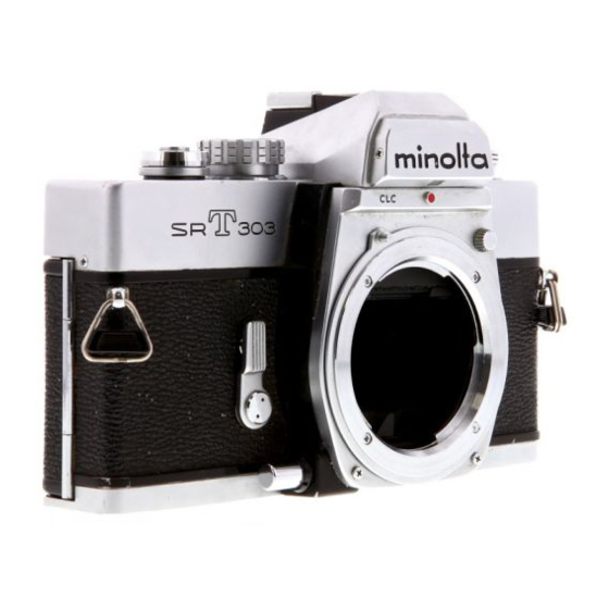 Minolta SR-T 303 Owner's Manual
