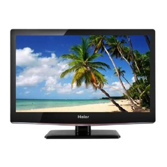 Haier LET26C400HF User Manual