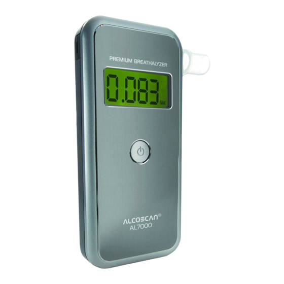 AlcoMate premium AL-7000 User Manual
