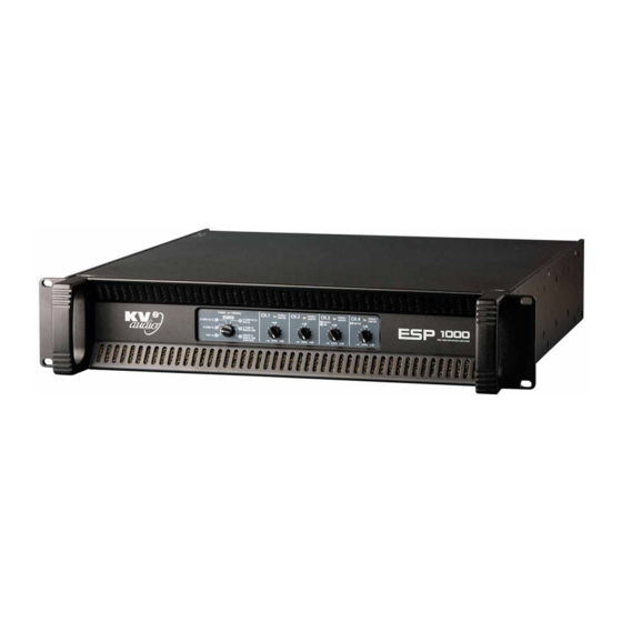 KV2 Audio ESP1000 User Manual