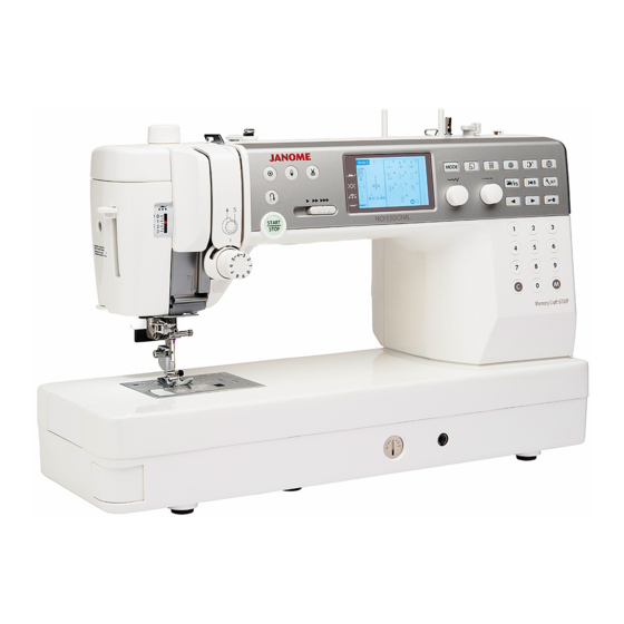 JANOME MC6700P SERVICE MANUAL Pdf Download ManualsLib