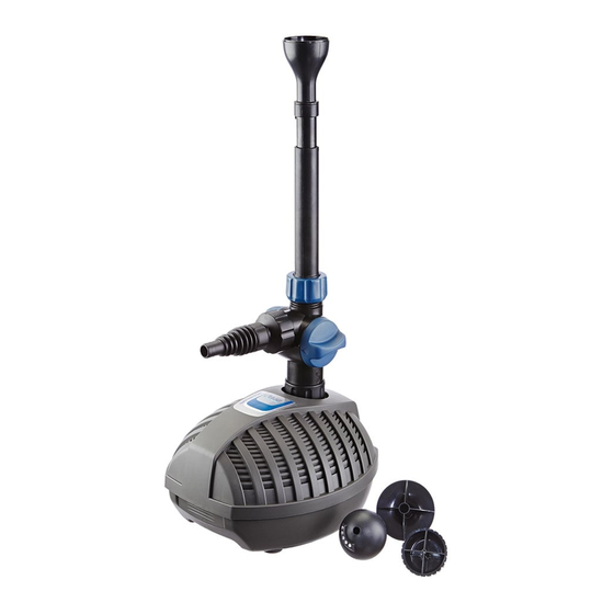 OASE AQUARIUS FOUNTAIN SET CLASSIC SERIES OPERATING INSTRUCTIONS MANUAL