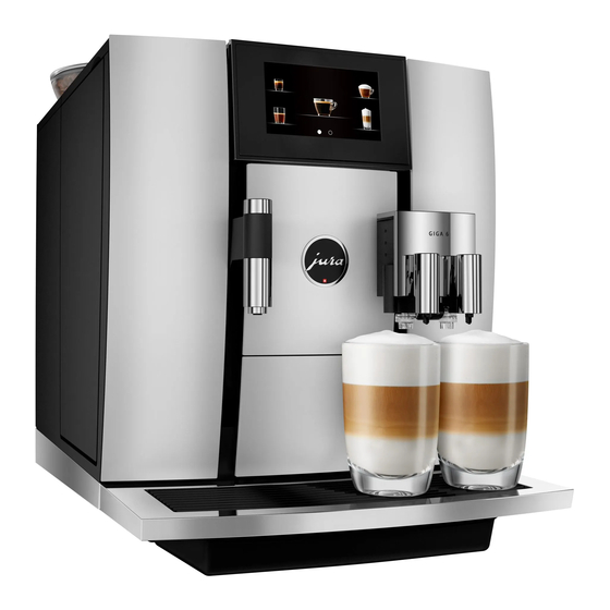 JURA GIGA 6 INSTRUCTIONS FOR USE MANUAL Pdf Download ManualsLib