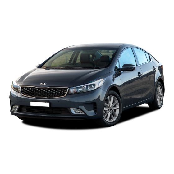 Kia CERATO 2018 Owner's Manual