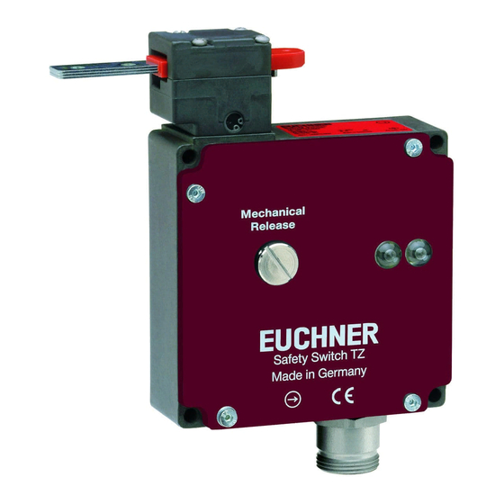 EUCHNER TZ SERIES OPERATING INSTRUCTIONS MANUAL Pdf Download ManualsLib