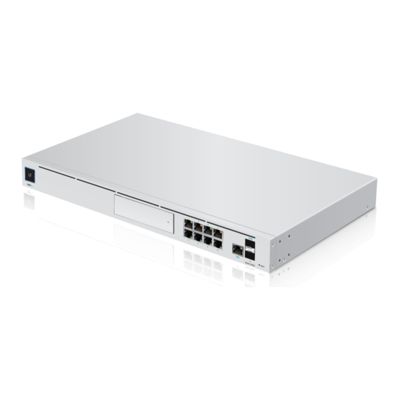 UBIQUITI UNIFI DREAM MACHINE PRO UDMPRO QUICK START MANUAL Pdf