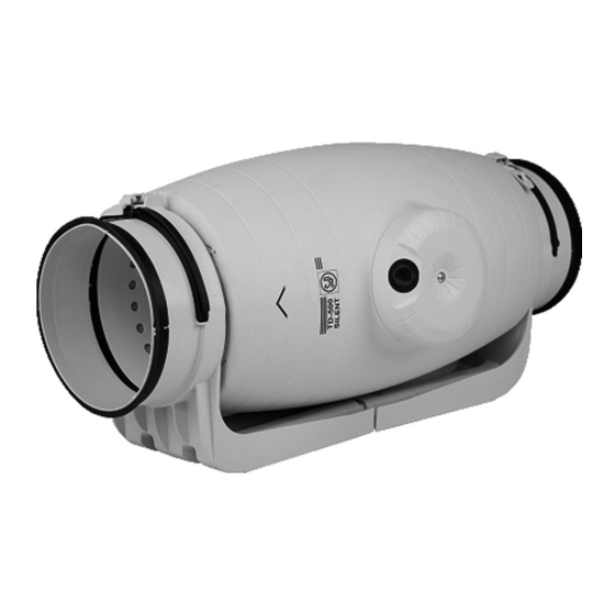 s&p Acoustique gedämmter Ventilateur à Tuyaux Ventilateur TD 250/100 Silent à 250 m3/h 24 dB 