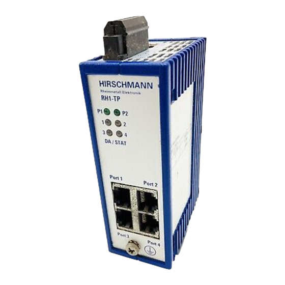 HIRSCHMANN RH1 TP DESCRIPTION AND OPERATING INSTRUCTIONS Pdf Download HIRSCHMANN RH1 TP DESCRIPTION AND OPERATING INSTRUCTIONS Pdf Download