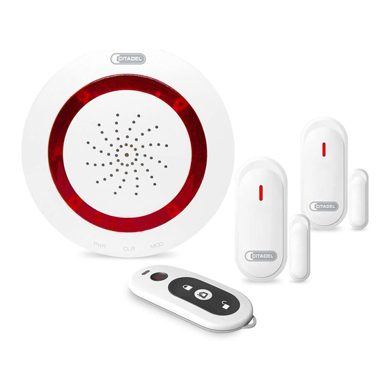 ABUS CITADEL ALARM SET MICRAL FITTING AND OPERATING INSTRUCTIONS Pdf