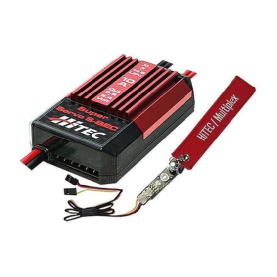 HITEC SUPER SERVO SBEC INSTRUCTION MANUAL Pdf Download ManualsLib