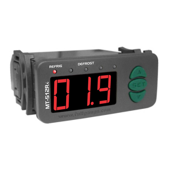 Full Gauge MT-512Ri LOG Quick Start Manual
