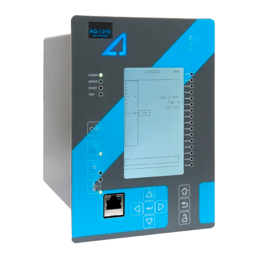 Arcteq AQ-T215 Instruction Manual