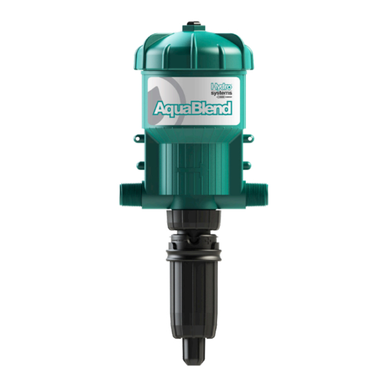 Dover Hydro systems AquaBlend 0.2%-2% WSP Manuals