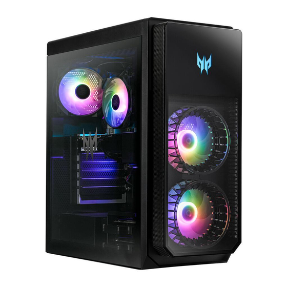 User Manuals: Predator PO5-640 Gaming Desktop Computer