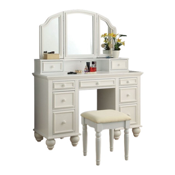 Furniture of America Athy CM-DK6848 Assembly Instructions Manual
