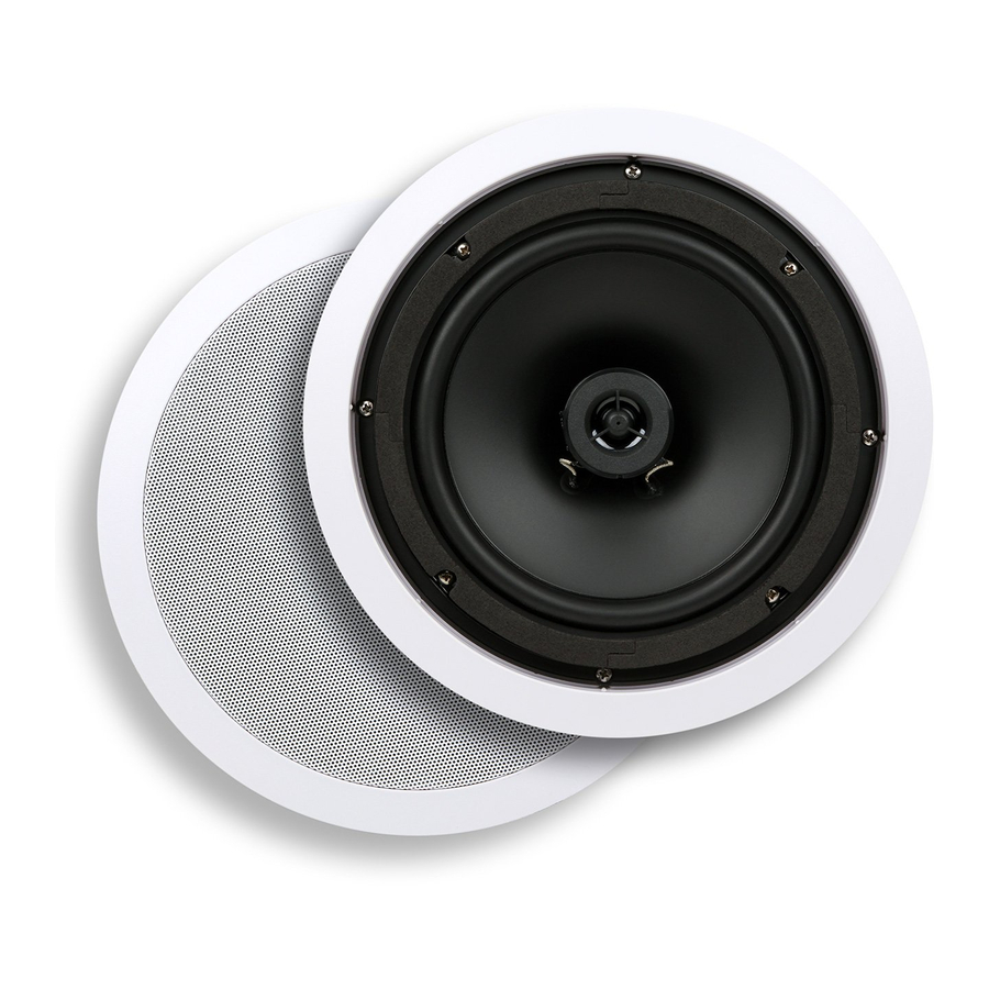 Micca C-8C/C-6C - 8" and 6.5" 2-Way In-Ceiling Speakers Manual