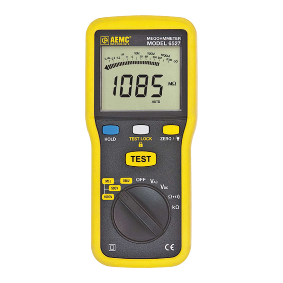 AEMC instruments 6527 User Manual
