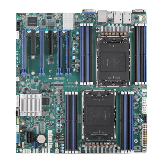 Advantech ASMB-927 Series User Manual