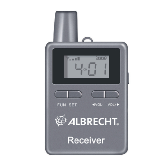 Albrecht ATR 400 Manual