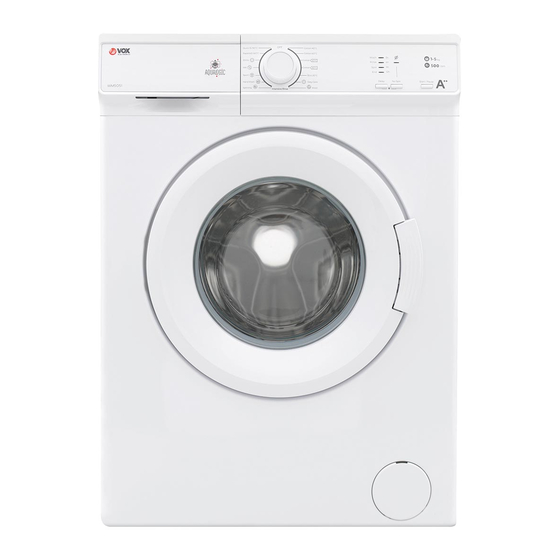 User Manuals: VOX electronics WM5051 Washing Machine